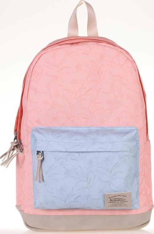 Wichlight Okul Çantası Somon Flowers K1337