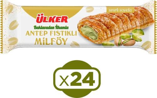 Antep Fıstıklı Milföy 28 g x 24 Adet