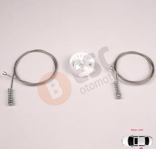 Audi A4 S4 B6 B7 2002-2009 2-Kapı CC Cabrio 8H0839397 İçin Elektrikli Arka Sol Cam Kriko Tamir Seti