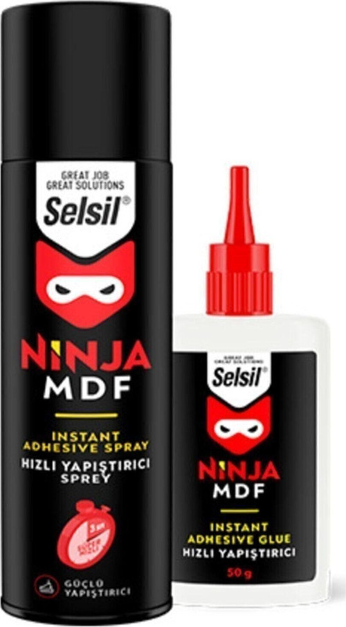 Ninja Mdf Hızlı Yapıştırıcı 200 Ml + 50 Ml