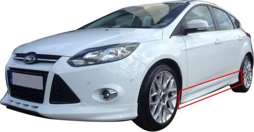 Ford Focus 3 Yan Marşpiyel Seti Plastik Boyasız 2011-