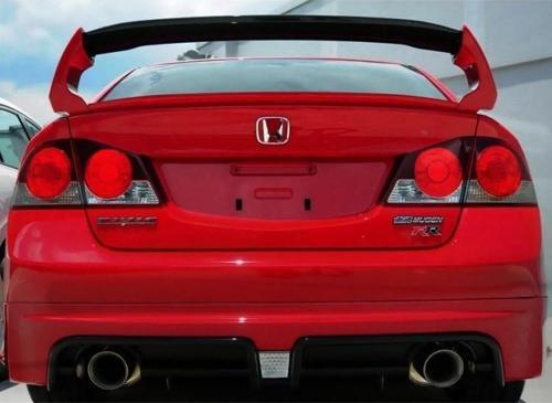 Honda Civic Fd6 Mugen RR Çift Çıkış Arka Tampon Eki 2006-2012