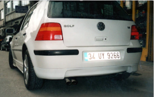 Vw Golf 4 Arka Tampon Eki Fiber Boyasız 1997-2003