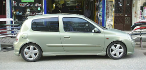 Renault Clio 2 Yan Marşpiyel Takımı Hb Fiber Boyasız 1998-2005