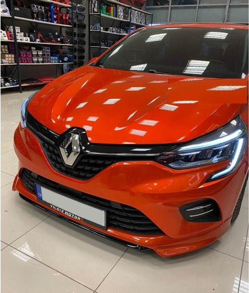 Renault Clio 5 Ön Tampon Eki Plastik Boyasız 2020-