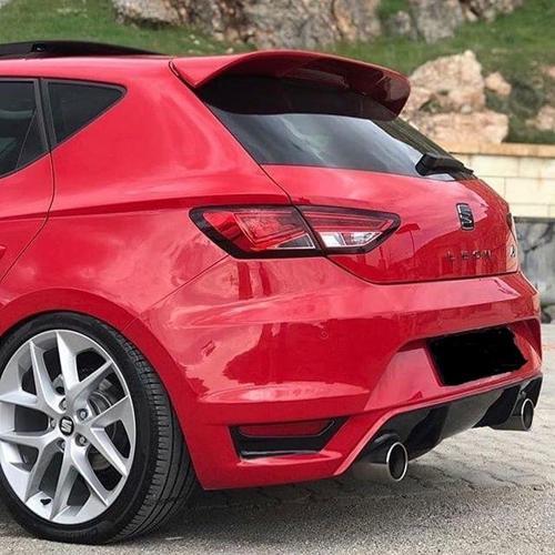 Seat Leon Mk3 spoiler Aero Plastik Boyasız 2013-2020