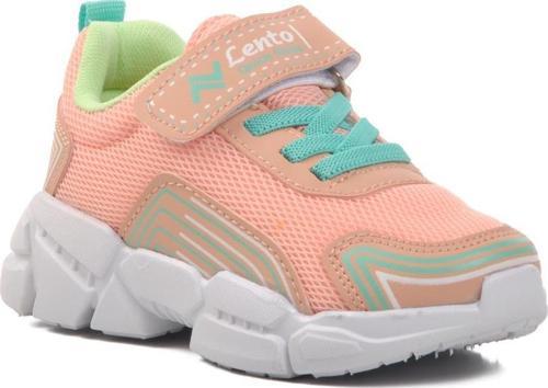 A-36-P Pudra-Yeşil Çocuk Spor Ayakkabı