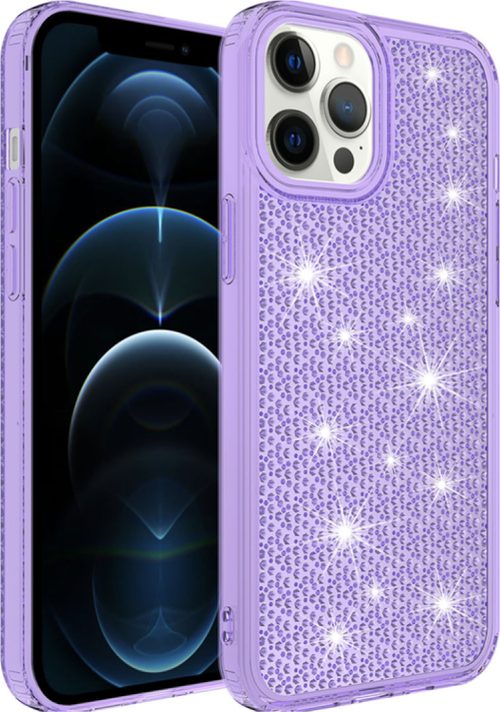 İphone 12 Pro Max Snow Si̇li̇kon Kapak Mor