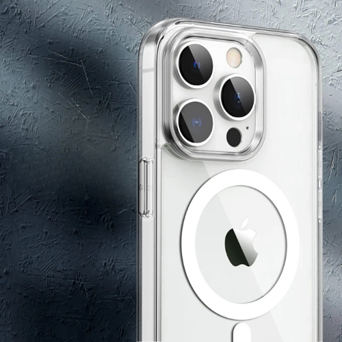 İphone 14 Pro Max Sararmaz Magsafe Ani̇masyonlu Kilif Şeffaf
