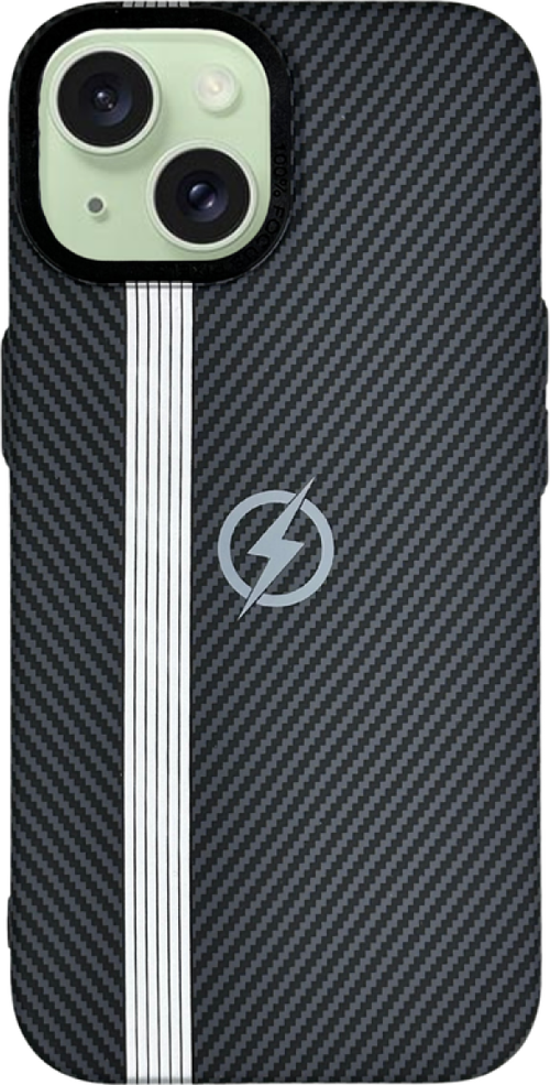 İphone 15 Carbon Magsafe Case Si̇yah