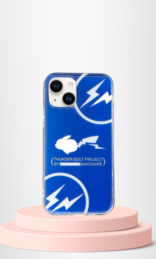 İphone 14 Baskili Renkli̇ Transparan Kilif Ti̇er Cover Laci̇vert