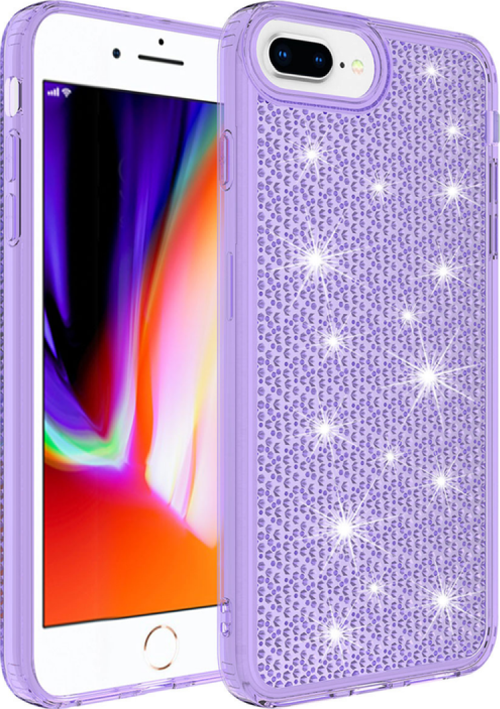 İphone 7 Plus/ 8 Plus Snow Si̇li̇kon Kapak Mor