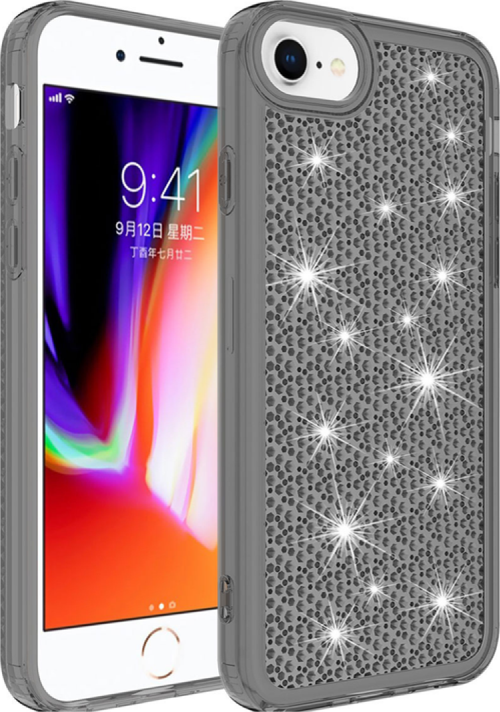 İphone 7/8/Se Snow Si̇li̇kon Kapak Si̇yah