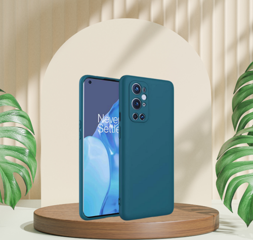 One Plus 9 Pro Rubber Si̇li̇kon Kilif Dark Green