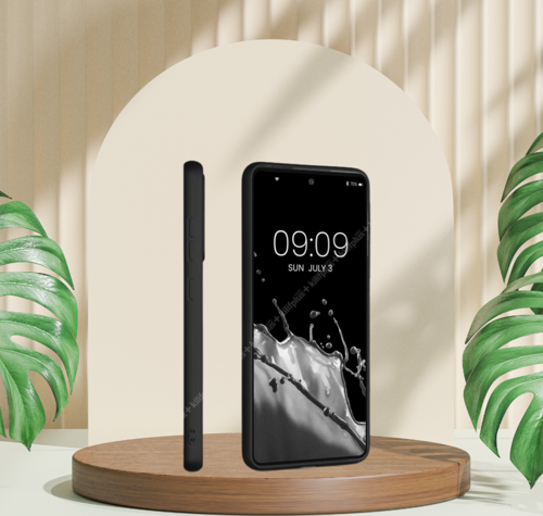 Samsung A33 Rubber Si̇li̇kon Kilif Si̇yah