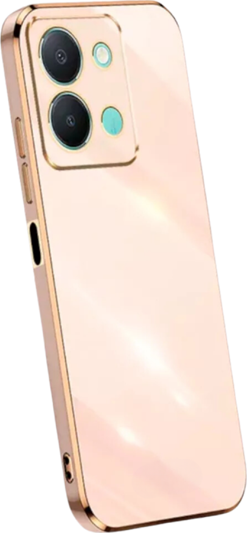 Vi̇vo Y36 4G Şanzeli̇ze Kilif Rose Gold