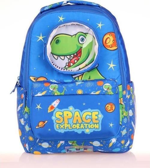 Kids Sırt Çantası Toys Dinozor Mavi Erkek Okul Sırt Çantası