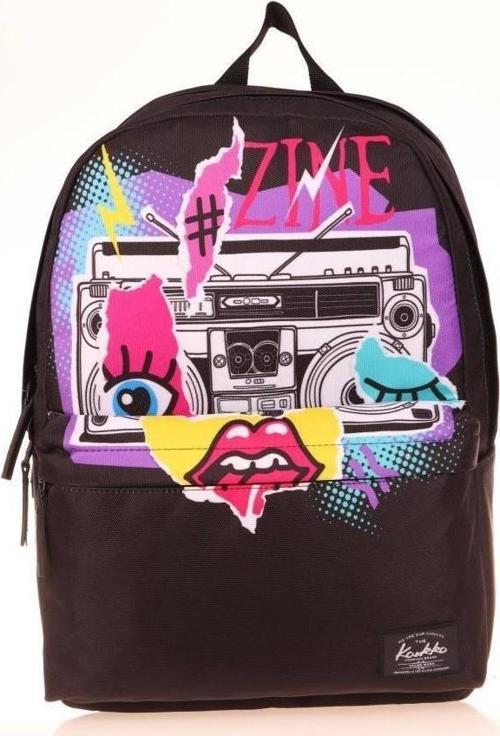 Nature Sırt Çantası Siyah Music Okul Sırt Çantası