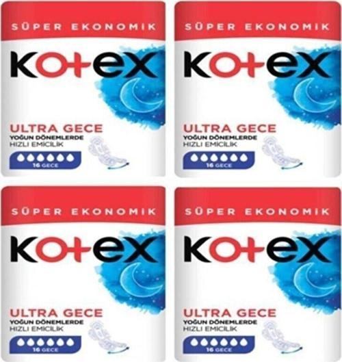 Ultra Quadro Süper Eko Gece 16 Lı X 4 Adet