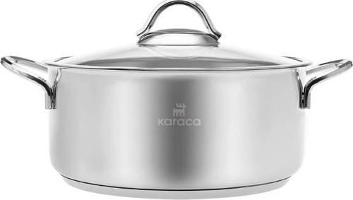 Kapaklı Çelik Tencere 22CM 3.8 Litre