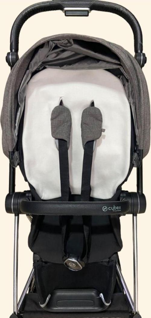 Bebek Arabaları İçin Sırt Pedi - Beyaz (Mios,Priam,Balios,Melios)