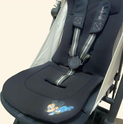 Bebek Arabası Minderi, Mickey Mouse Temalı Seat Liner (Cybex Ile Tam Uyum)