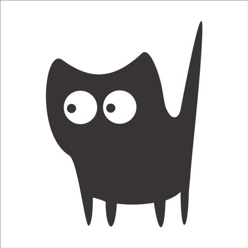 KEDİ FOLYO STİCKER 80cm Uzunluk