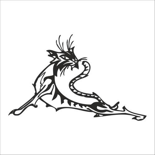 KEDİ FOLYO STİCKER 90 cm uzunluk