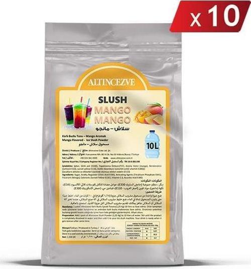 Ice Slush Karlı Buzlu Karlama Tozu | Mango 1.250 Gr - 10 L x 10 Adet