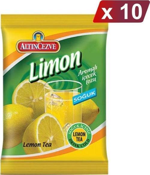 Limon Aromalı İçecek Tozu - Soğuk 450 G - 10LU PAKET
