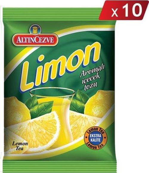 Limon Aromalı İçecek Tozu 250 Gr - 10'lu PAKET
