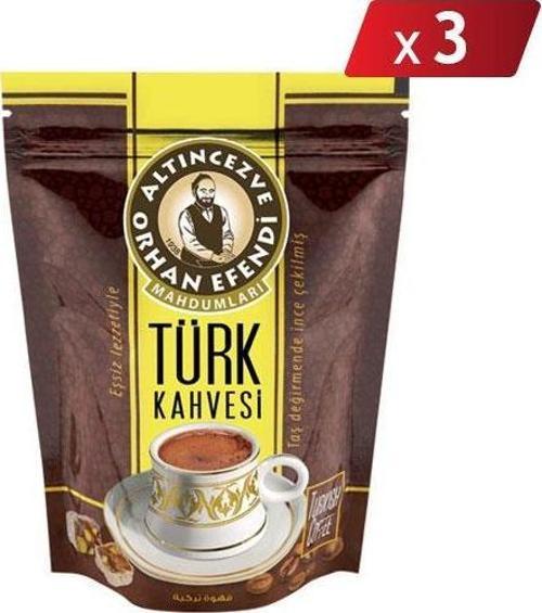 Orhan Efendi Türk Kahvesi 100 G - DOYPACK - 3LÜ PAKET