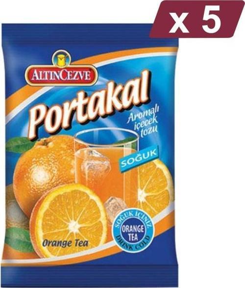 Portakal Aromalı İçecek Tozu - Soğuk 450 G - 5li PAKET