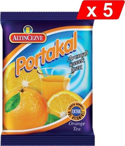 Portakal Aromalı İçecek Tozu 250 Gr - 5Lİ PAKET