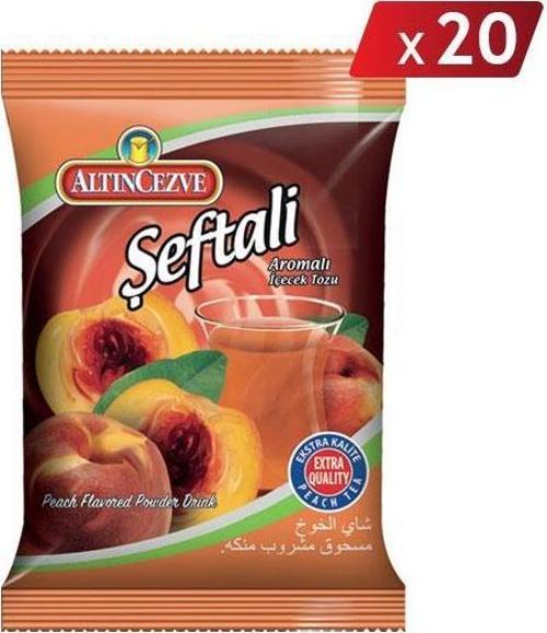 Şeftali Aromalı İçecek Tozu 250 Gr - 20Lİ PAKET
