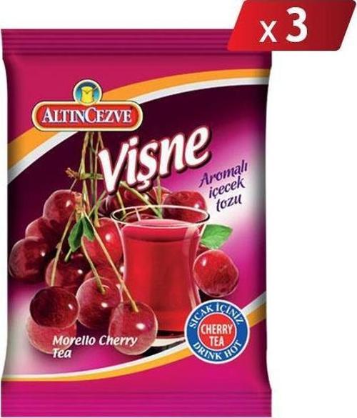 Vişne Aromalı İçecek Tozu 250 Gr - 3LÜ PAKET