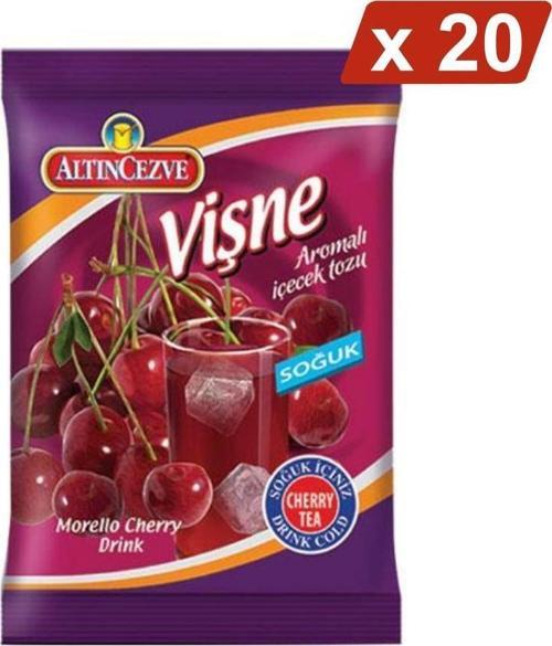 Vişne Aromalı İçecek Tozu Soğuk 450 G - 20Lİ PAKET
