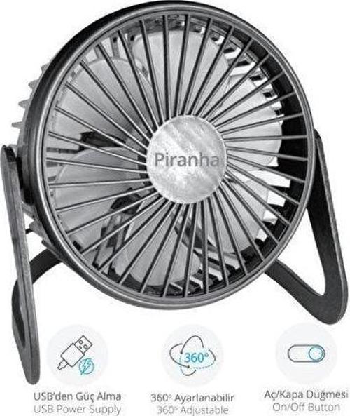 5566 USB'den Güç Almalı 360° Ayarlanabilir Masaüstü Mini Vanti