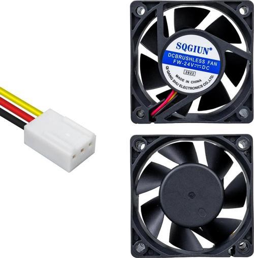IC-216A FIRÇASIZ DC FAN 60X60X25MM 24 VOLT 3 PİN