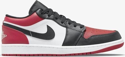 Air Jordan 1 Low 'Bred Toe' erkek sneaker ayakabı-553558-612