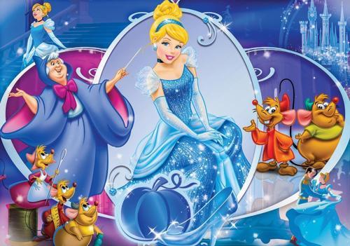 Puzzle 100 Parça Cinderella Puzzle Lisanslı Ürün