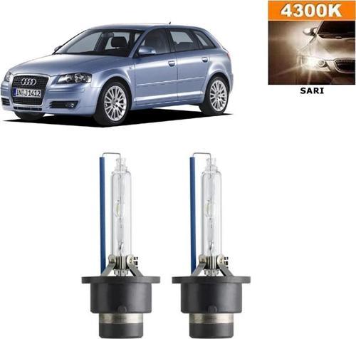 Audi A3 8P1 2004-2008 D2S / D2R 4300K Sarı HID Xenon Ampul 2 Adet