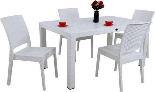 Elit Rattan 90x150 4 kişilik Elit Sandalye Masa Takımı