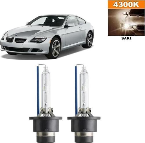 BMW 6 Serisi E63 2004-2010 D2S / D2R 4300K Sarı HID Xenon Ampul 2 Adet