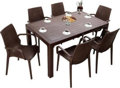 Elit Rattan 90x150 Nirvana Koltuk Masa Takımı