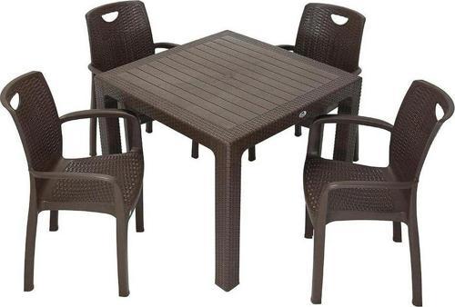 Elit Rattan 90x90 Zeugma Koltuk Masa Takımı