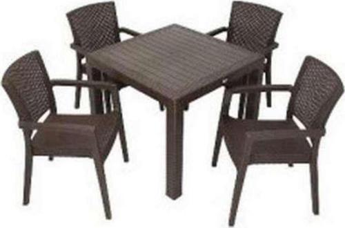 Elit Rattan 90x90 Zeus Koltuk Masa Takımı