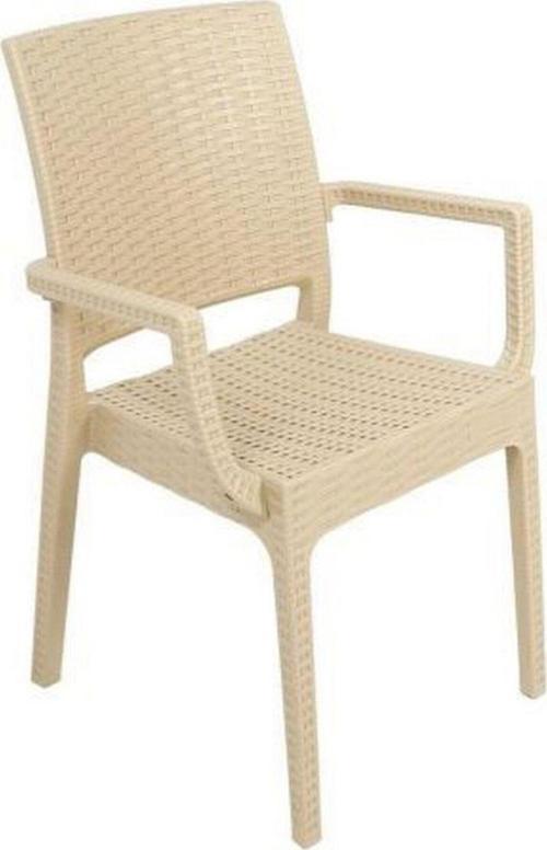 Elit Rattan Koltuk (6 Adet) Bej