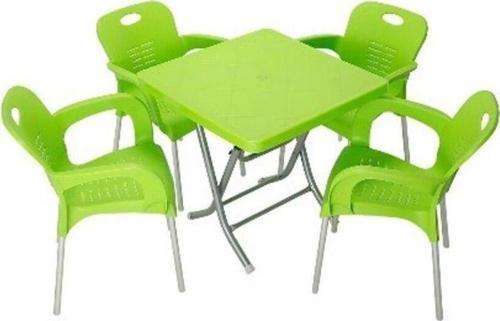 Katlanır Ayak 80x80 Alüminyum Ayaklı Nil Koltuk Masa Takımı ( Yeşil )