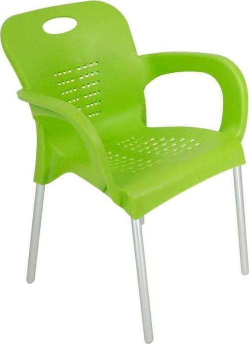 Nil Koltuk (6 Adet) Alüminyum Ayaklı Yeşil